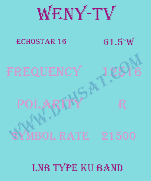 WENY-TV-Frequency